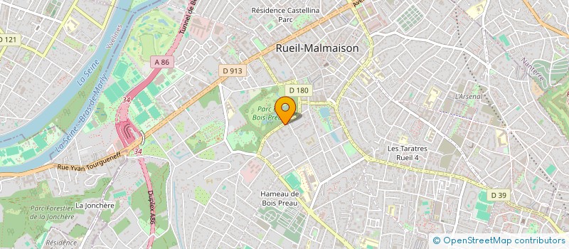 localisation de l'entreprise GALLARUS à RUEIL-MALMAISON