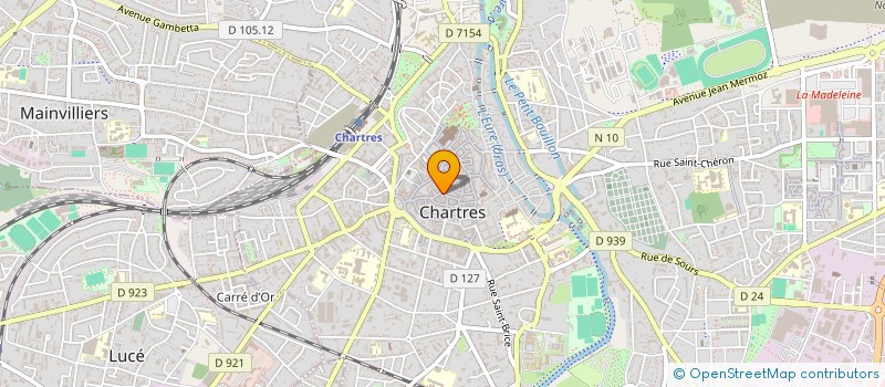 localisation de l'entreprise GALLAS OPTIQUE à CHARTRES