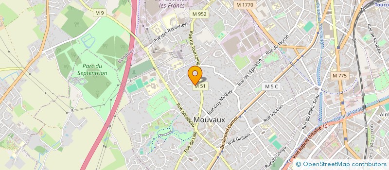 localisation de l'entreprise GALLATI RENOVATION SARL  MOUVAUX