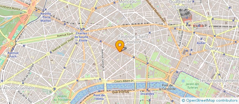 localisation de l'entreprise GALLAUS SA à PARIS