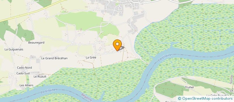 localisation de l'entreprise GALLEC  BEGANNE