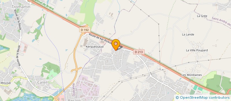 localisation de l'entreprise GALLEC  LA BAULE-ESCOUBLAC