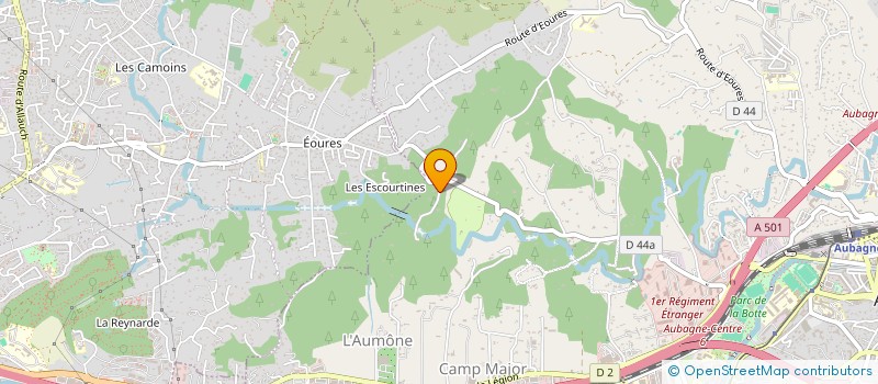 localisation de l'entreprise GALLEGO à AUBAGNE