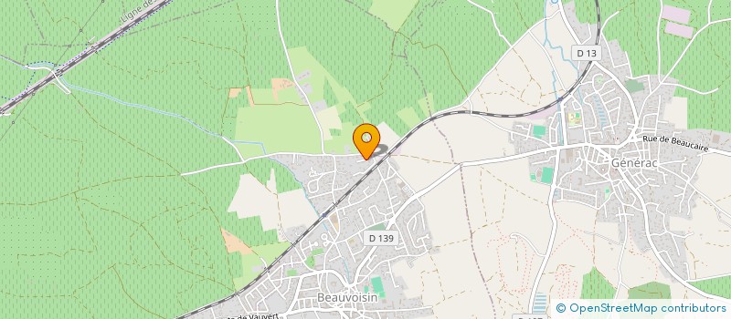 localisation de l'entreprise GALLEGO  BEAUVOISIN