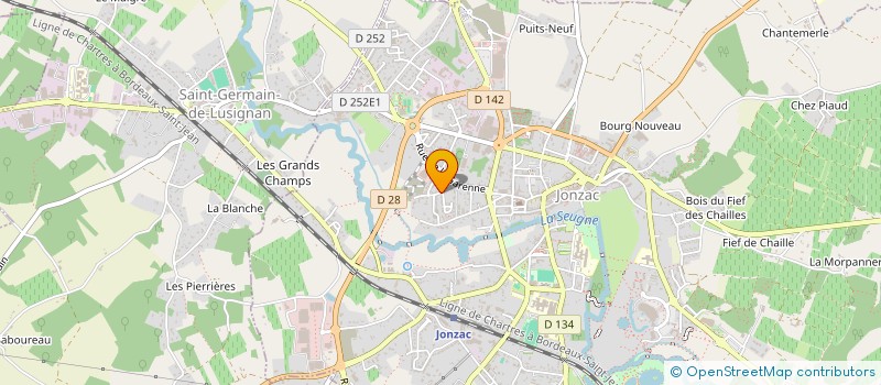 localisation de l'entreprise GALLEGO  JONZAC