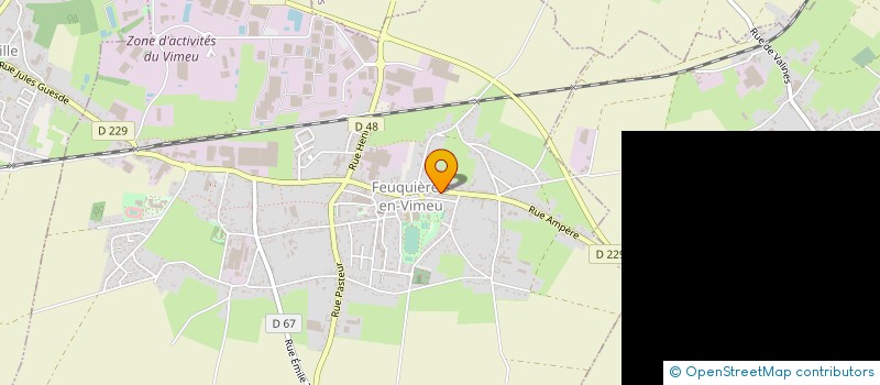 localisation de l'entreprise GALLEMANT à FEUQUIERES-EN-VIMEU