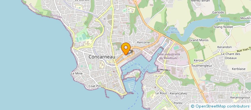 localisation de l'entreprise GALLEN à CONCARNEAU