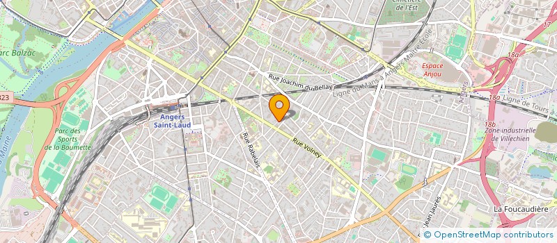 localisation de l'entreprise GALLENNE PROPERTY à ANGERS