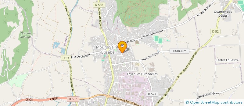 localisation de l'entreprise GALLEO INVEST  MOURS-SAINT-EUSEBE