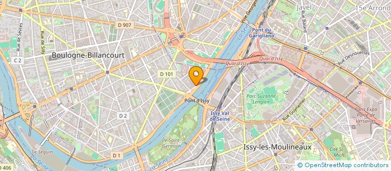 localisation de l'entreprise GALLERY 1 à BOULOGNE-BILLANCOURT