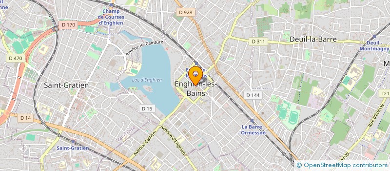 localisation de l'entreprise GALLERY BOUNAN CH. à ENGHIEN-LES-BAINS