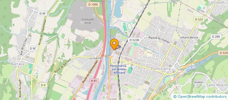 localisation de l'entreprise GALLERY T ET C à PONTCHARRA