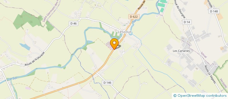 localisation de l'entreprise GALLES à LESCOUT
