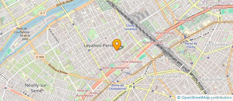 localisation de l'entreprise GALLES CONSULTING à LEVALLOIS-PERRET