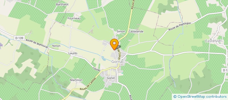 localisation de l'entreprise GALLES GILLES  GORNAC