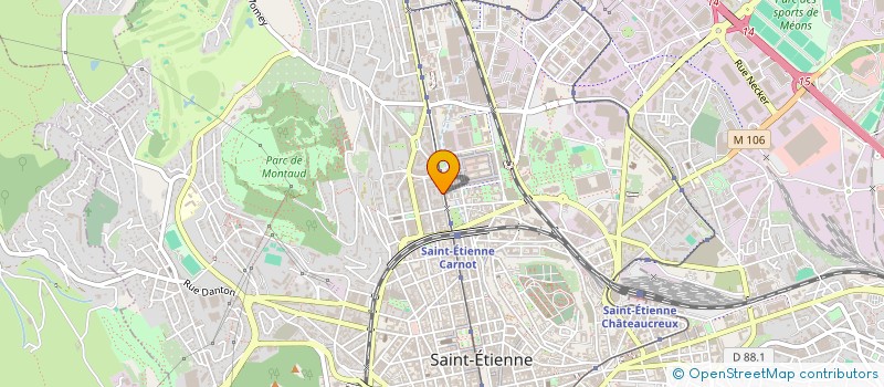 localisation de l'entreprise GALLET  SAINT-ETIENNE