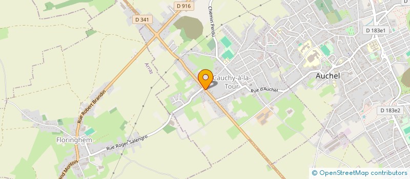 localisation de l'entreprise GALLET  LILLERS