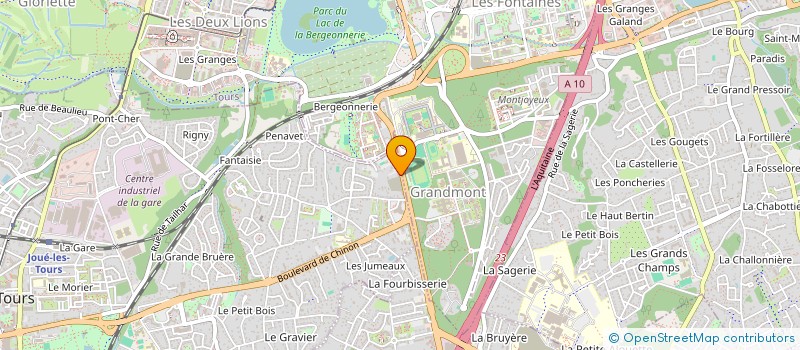 localisation de l'entreprise GALLET CONSTRUCTIONS  JOUE-LES-TOURS