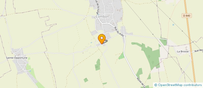 localisation de l'entreprise GALLET'ELEC  COMBON