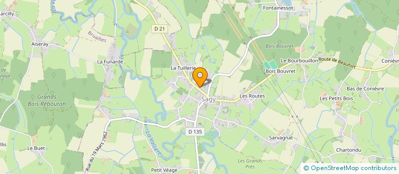 localisation de l'entreprise GALLET ELECTROCONFORT à SAGY