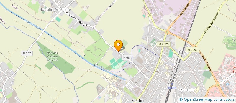 localisation de l'entreprise GALLET JCV  SECLIN