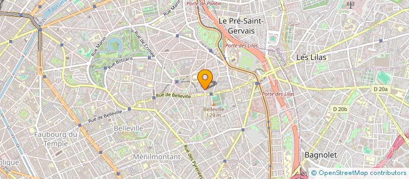 localisation de l'entreprise GALLET STE  PARIS