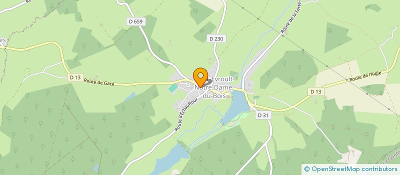 localisation de l'entreprise GALLEY à SAINT-EVROULT-NOTRE-DAME-DU-BOIS
