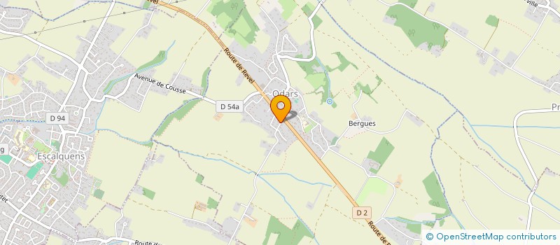 localisation de l'entreprise GALLI  ODARS