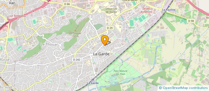 localisation de l'entreprise GALLI IANNUZZI LMNP  LA GARDE