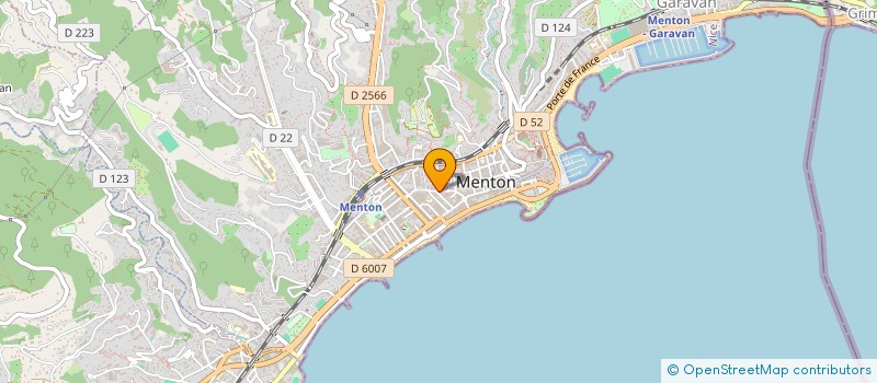 localisation de l'entreprise GALLIA à MENTON
