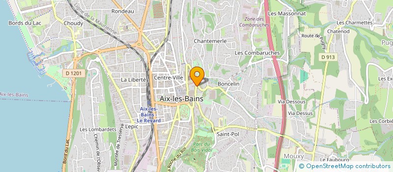 localisation de l'entreprise GALLIA à AIX-LES-BAINS