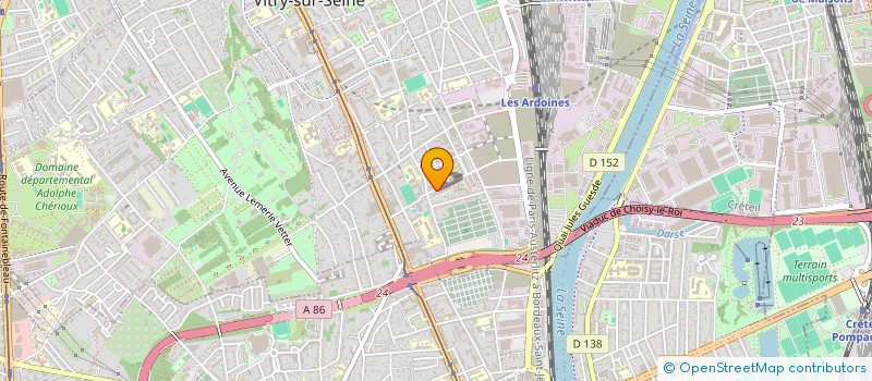 localisation de l'entreprise GALLIA BATIMENT à VITRY-SUR-SEINE