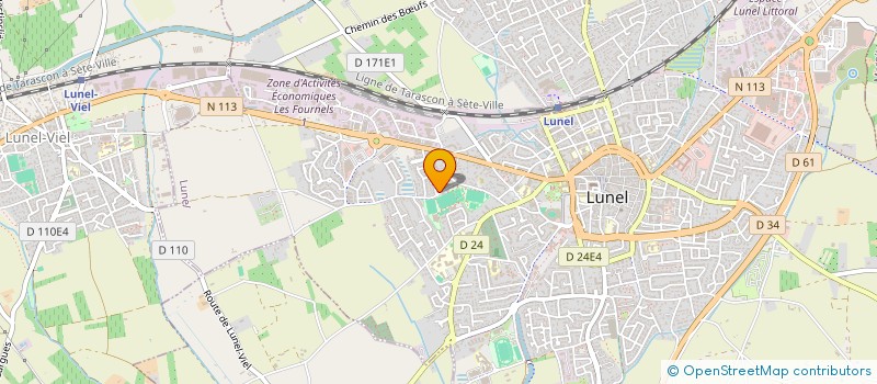 localisation de l'entreprise GALLIA CLUB DE LUNEL  LUNEL