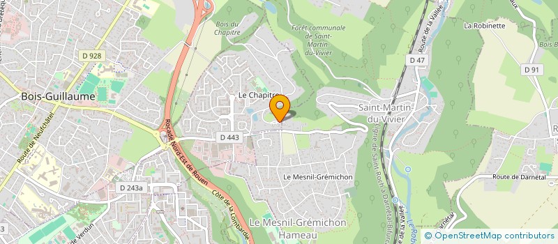 localisation de l'entreprise GALLIA CLUB OMNISPORTS BIHOREL à BIHOREL