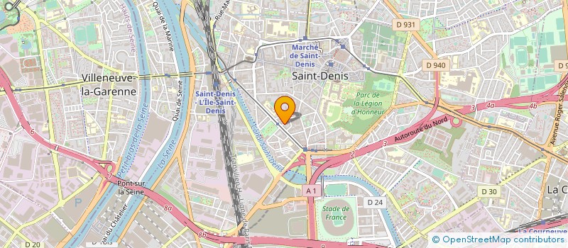 localisation de l'entreprise GALLIA COMATA  SAINT-DENIS