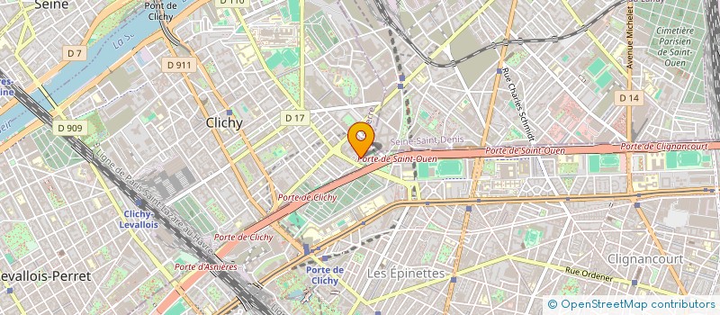 localisation de l'entreprise GALLIA DEM à CLICHY