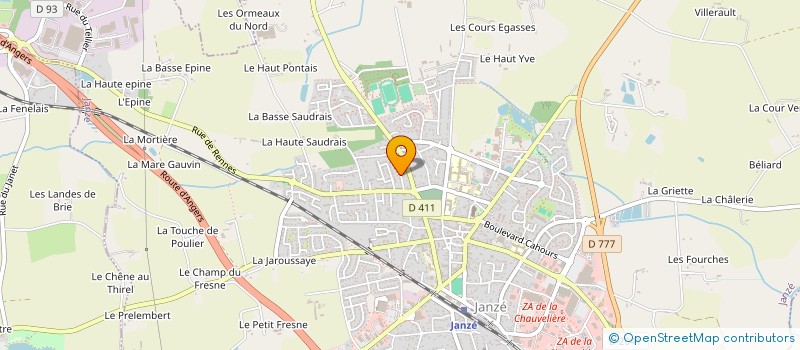 localisation de l'entreprise GALLIA MENUISERIE  JANZE