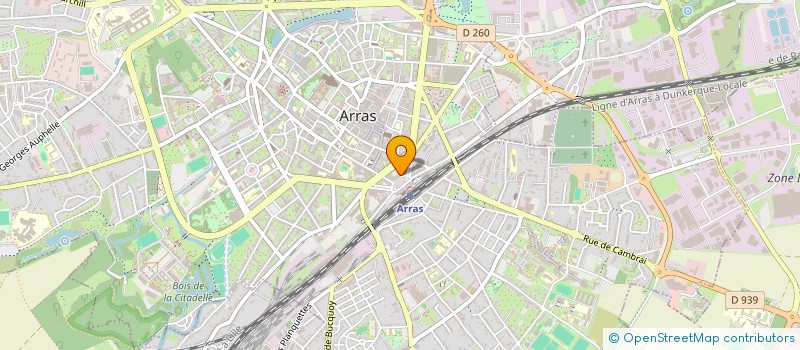 localisation de l'entreprise GALLIA ROMANA à ARRAS