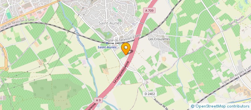localisation de l'entreprise GALLIA SPORT SAINT AUNES à SAINT-AUNES