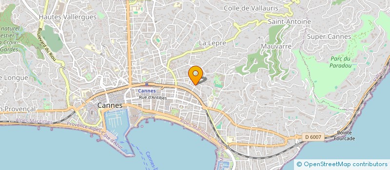 localisation de l'entreprise GALLIA TENNIS CLUB à CANNES