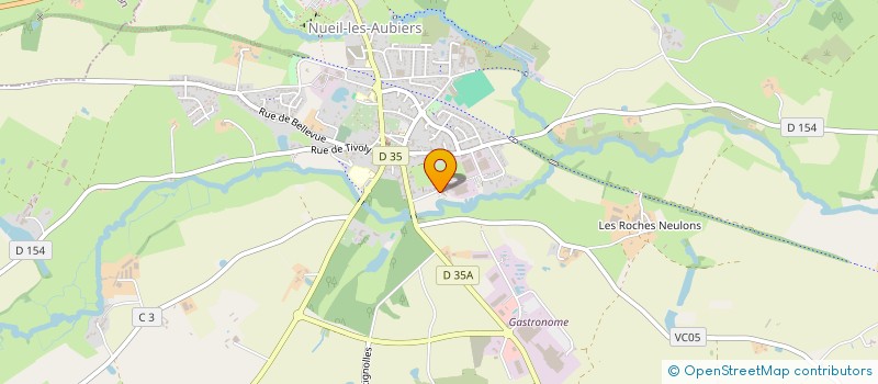 localisation de l'entreprise GALLIANCE NUEIL à NUEIL-LES-AUBIERS
