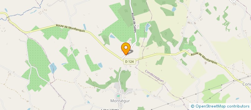 localisation de l'entreprise GALLIANZ  MONSEGUR