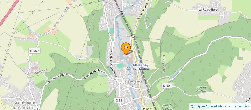 localisation de l'entreprise GALLIC CONSTRUCTION  LE HOULME