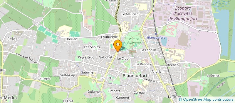 localisation de l'entreprise GALLICE BRICO LOISIRS  LUDON-MEDOC