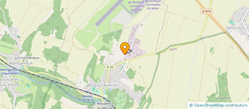 localisation de l'entreprise GALLIEC  BOISSY-L'AILLERIE