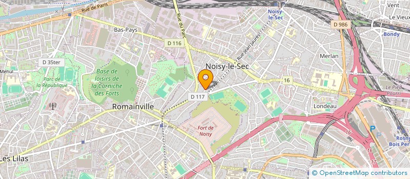localisation de l'entreprise GALLIEN 4 à NOISY-LE-SEC