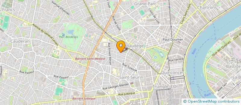 localisation de l'entreprise GALLIEN LA BORDELAISE  BORDEAUX