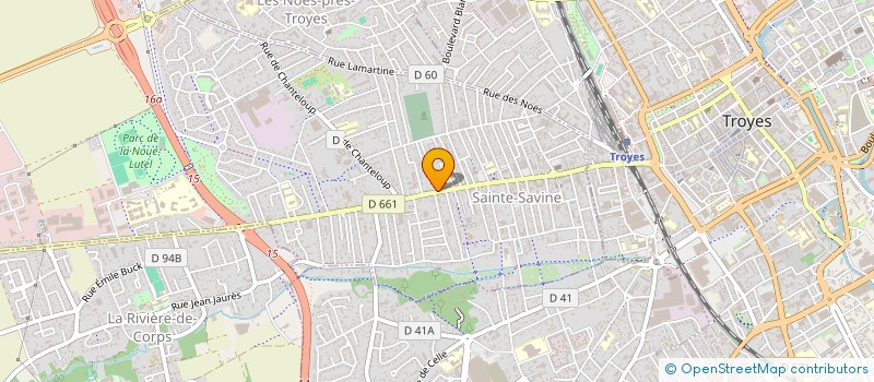 localisation de l'entreprise GALLIENI 120 BIS  SAINTE SAVINE