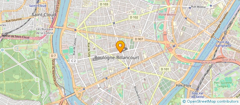 localisation de l'entreprise GALLIENI à BOULOGNE-BILLANCOURT