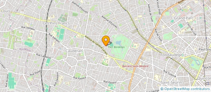 localisation de l'entreprise GALLIENI  BORDEAUX